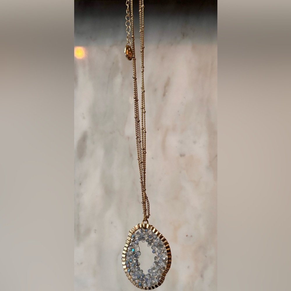 Delicate Gold Layered Beaded Necklace - Women Jewelry